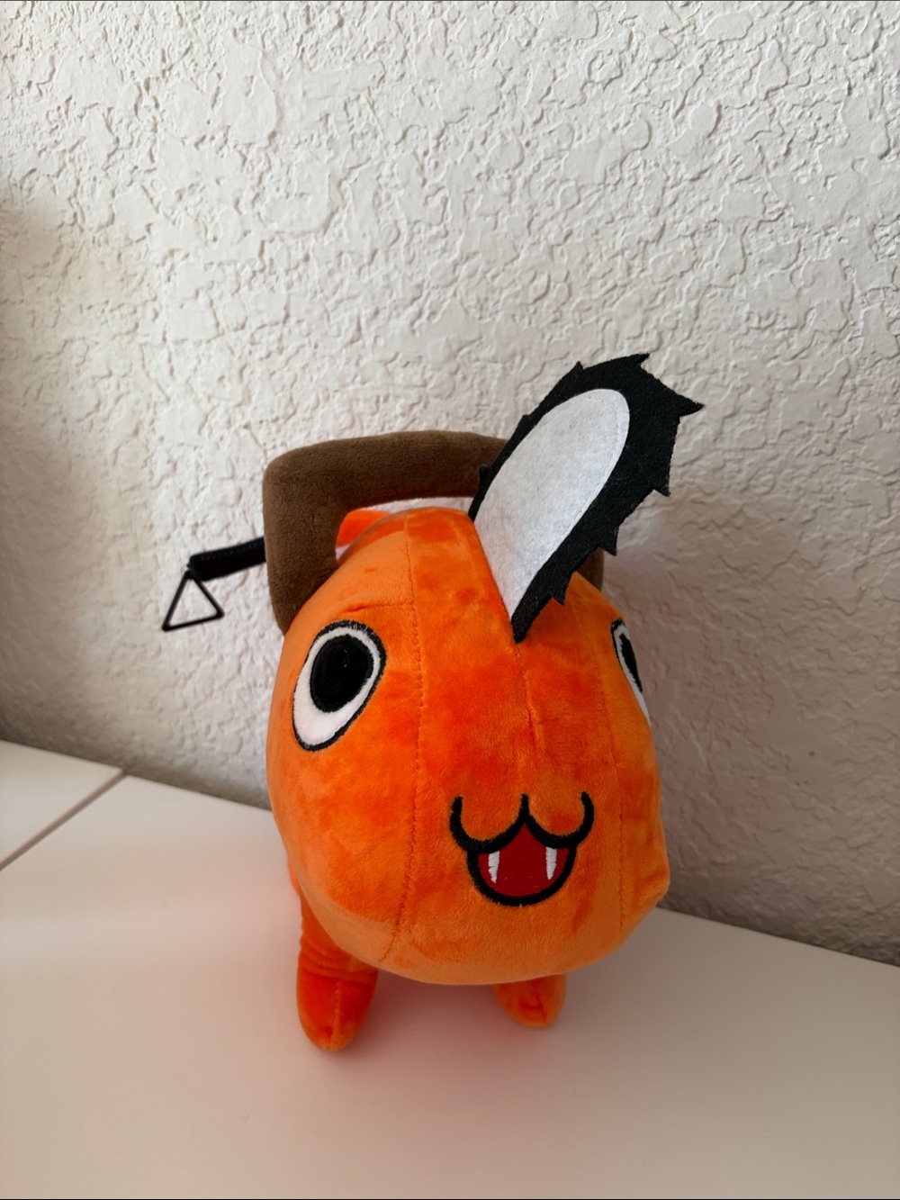 Chainsaw man orange plush toy